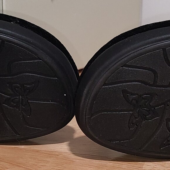 ALEGRIA®  BLACK SLIPPERS - SIZE 9 - Picture 5 of 7